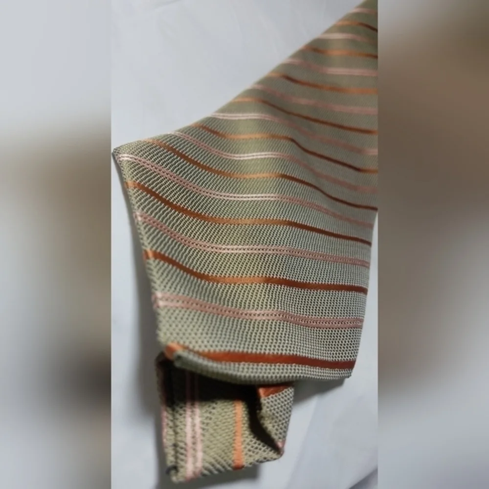 Vintage Silk Thread Striped Tie - Picture 5 of 6